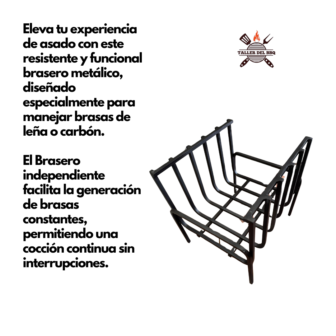 Brasero para Parrilla, Asador y Paellero  para Carbón y Leña | Fabricado por el #TallerDelBBQ